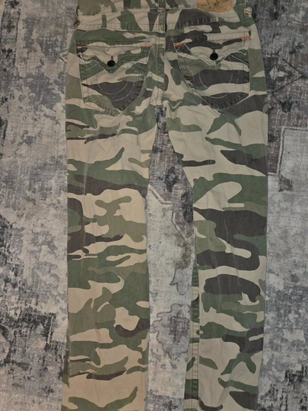 Mens true religion jeans camo size 32